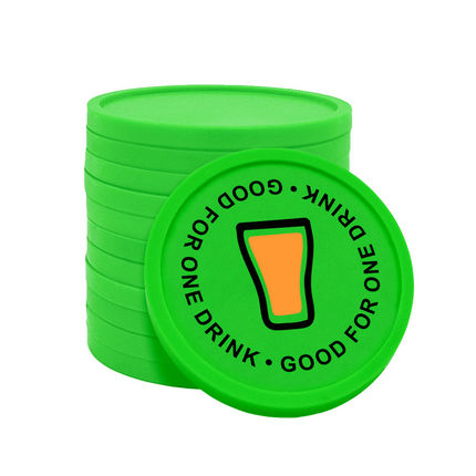 Wertmarken Chips One drink - 100 Stück