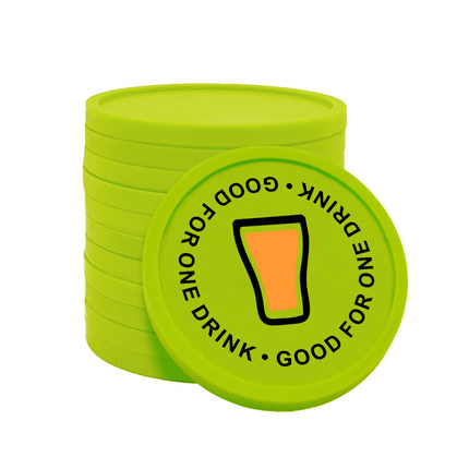 Wertmarken Chips One drink - 100 Stück