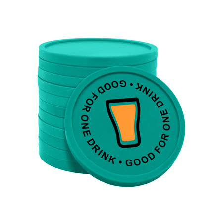 Wertmarken Chips One drink - 100 Stück