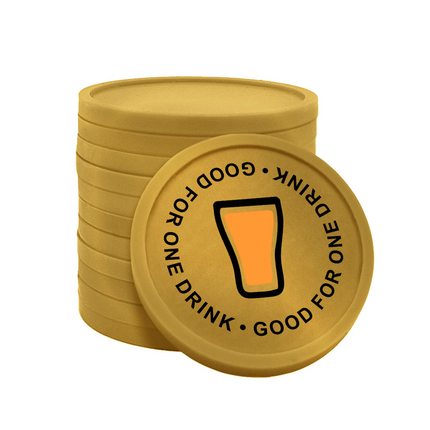 Wertmarken Chips One drink - 100 Stück