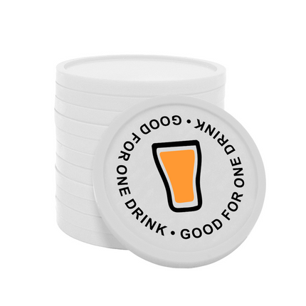 Wertmarken Chips One drink - 100 Stück