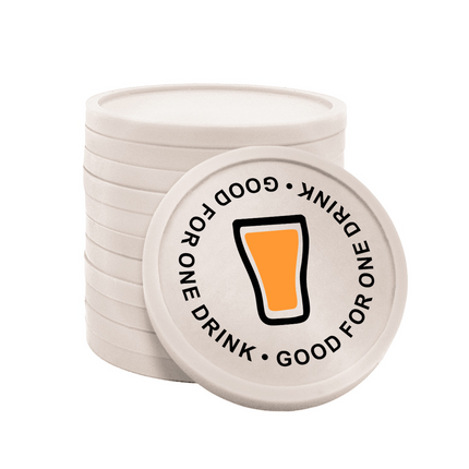Wertmarken Chips One drink - 100 Stück