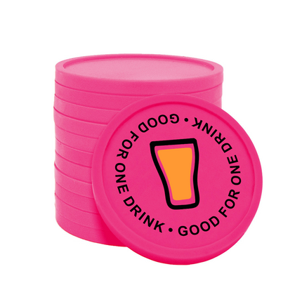 Wertmarken Chips One drink - 100 Stück
