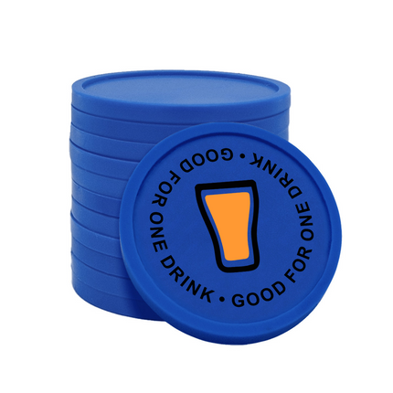 Wertmarken Chips One drink - 100 Stück