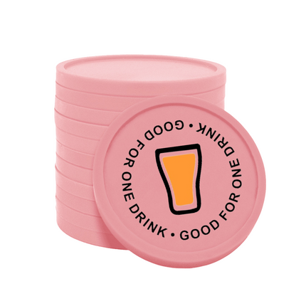 Wertmarken Chips One drink - 100 Stück