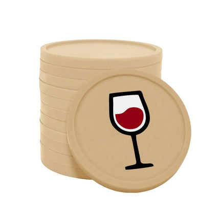 Wertmarken Chips Weinglas - 100 Stück