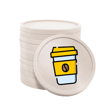 Wertmarken Chips Kaffeebecher - 100 Stück