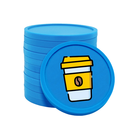 Wertmarken Chips Kaffeebecher - 100 Stück