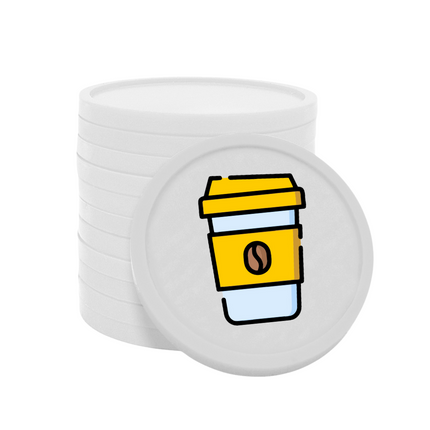 Wertmarken Chips Kaffeebecher - 100 Stück