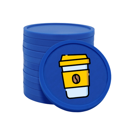 Wertmarken Chips Kaffeebecher - 100 Stück