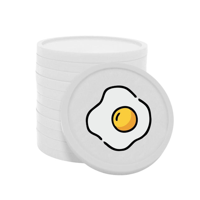 Wertmarken Chips Spiegelei - 100 Stück