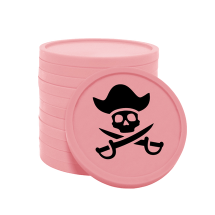 Wertmarken Chips Pirat - 100 Stück