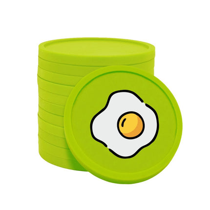 Wertmarken Chips Spiegelei - 100 Stück