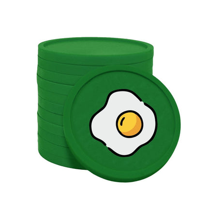 Wertmarken Chips Spiegelei - 100 Stück