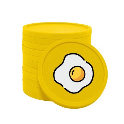 Wertmarken Chips Spiegelei - 100 Stück