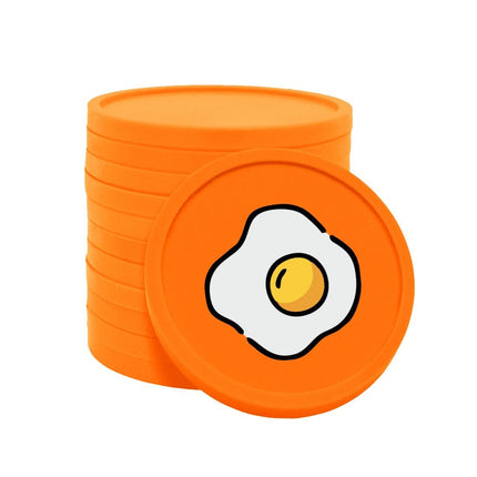 Wertmarken Chips Spiegelei - 100 Stück