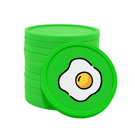 Wertmarken Chips Spiegelei - 100 Stück