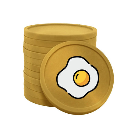 Wertmarken Chips Spiegelei - 100 Stück