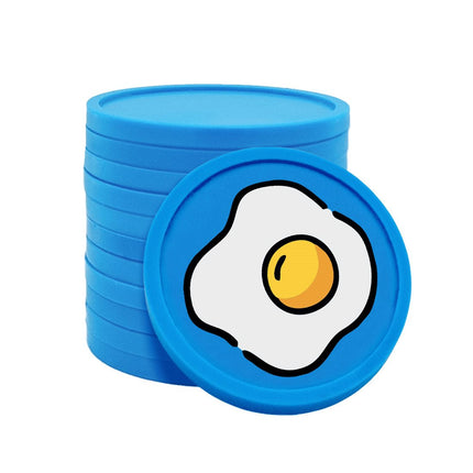 Wertmarken Chips Spiegelei - 100 Stück