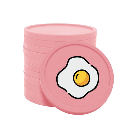 Wertmarken Chips Spiegelei - 100 Stück