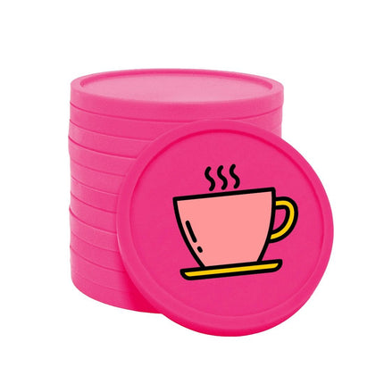 Wertmarken Chips Kaffeetasse - 100 Stück