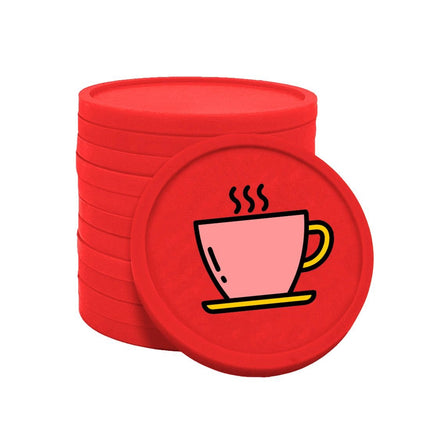 Wertmarken Chips Kaffeetasse - 100 Stück