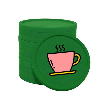 Wertmarken Chips Kaffeetasse - 100 Stück