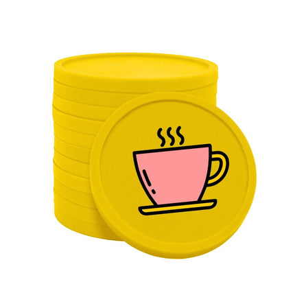 Wertmarken Chips Kaffeetasse - 100 Stück