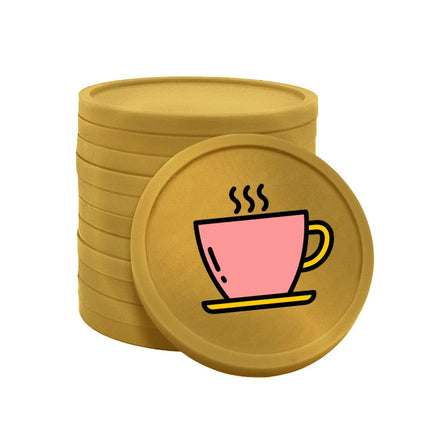 Wertmarken Chips Kaffeetasse - 100 Stück