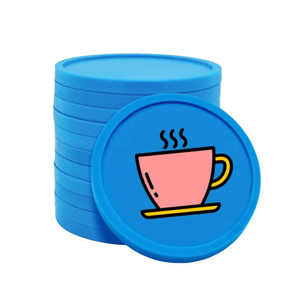 Wertmarken Chips Kaffeetasse - 100 Stück