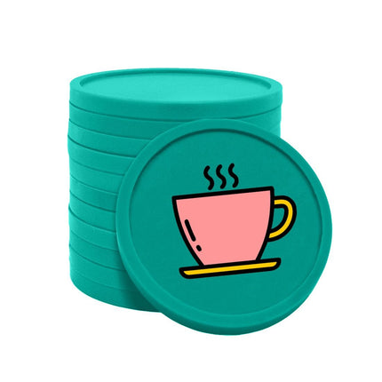 Wertmarken Chips Kaffeetasse - 100 Stück