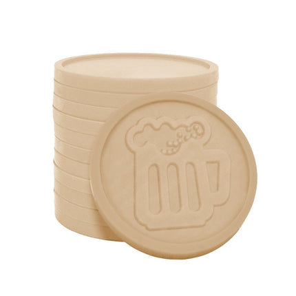 Wertmarken Chip mit Bierkrug-Prägung Ø29 mm - 250 Stück