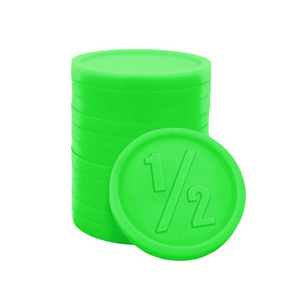 Wertmarken Chips 1/2 Prägung Ø25mm - 250 Stück