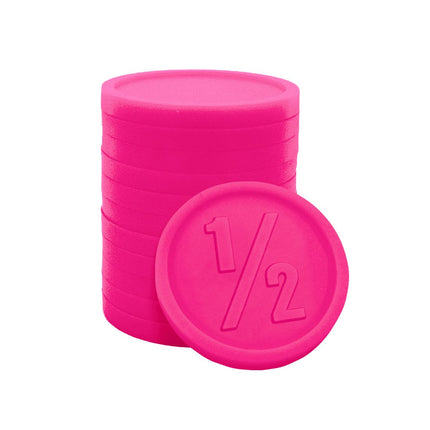 Wertmarken Chips 1/2 Prägung Ø25mm - 250 Stück