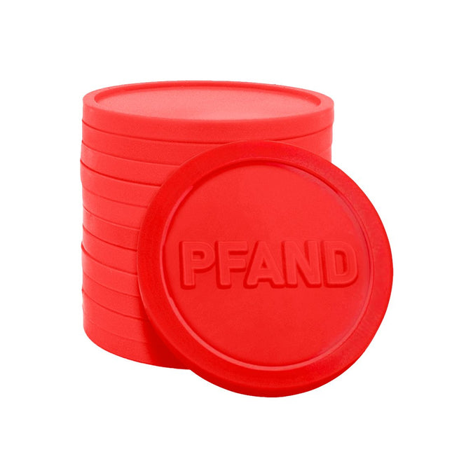 Pfandmarke mit Prägung Ø29 mm - 100 Stück