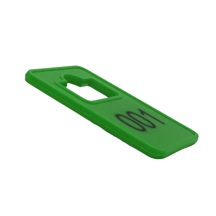 Garderobemarken Tiffany, Individuelle Nummerierung - pro Stück