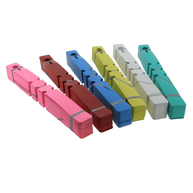 Schlaufenetiketten PVC 150µ, 210x20 mm - 100 Stück