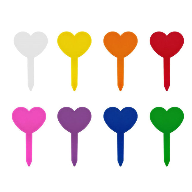 Stecketiketten Herz 46 x 82 mm, 1000µ - 100 Stück