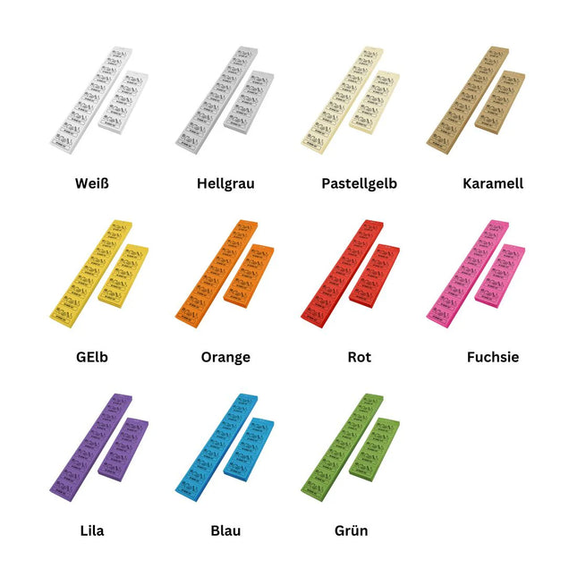 Wertmarken Block 'Essen' mit eigenem Text - 1000 Abrisse