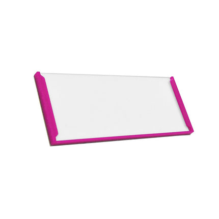 Etikettenhalter Kunststoff selbstklebend 75x30mm - pro Stück