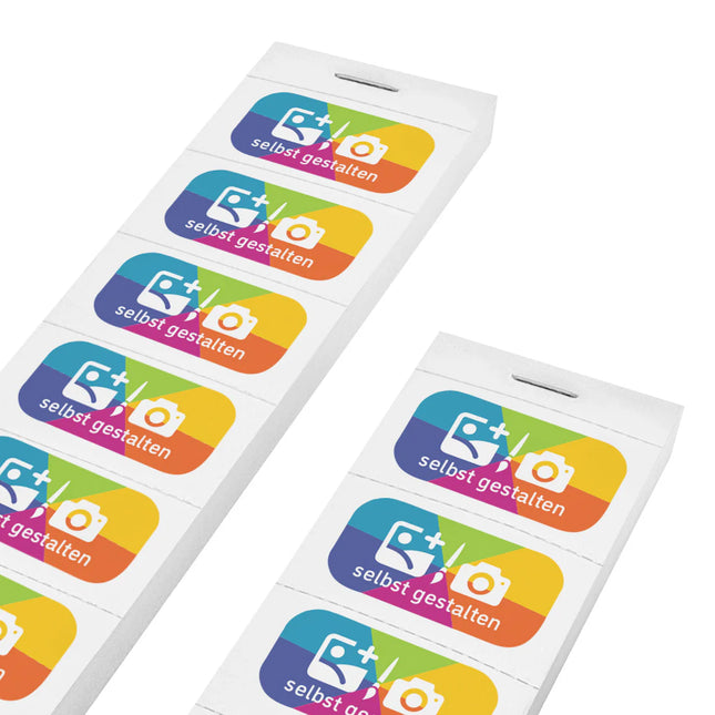 Wertmarken Block selbst gestalten, Full-Color Aufdruck - 1000 Abrisse