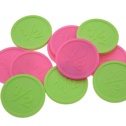 Wertmarken Chips 1/2 Prägung Ø25mm - 250 Stück