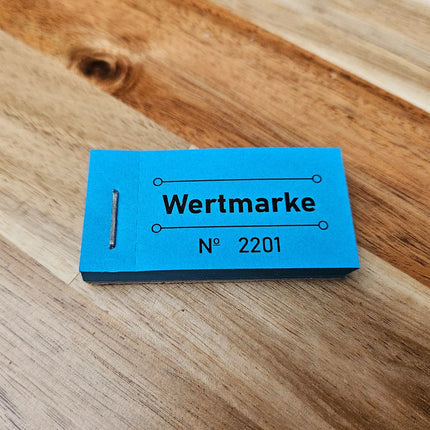 Wertmarken Block 'Wertmarke' - 50 Abrisse