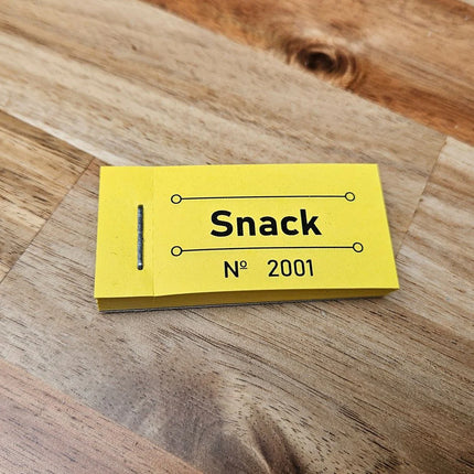 Wertmarken Block 'Snack' - 50 Abrisse