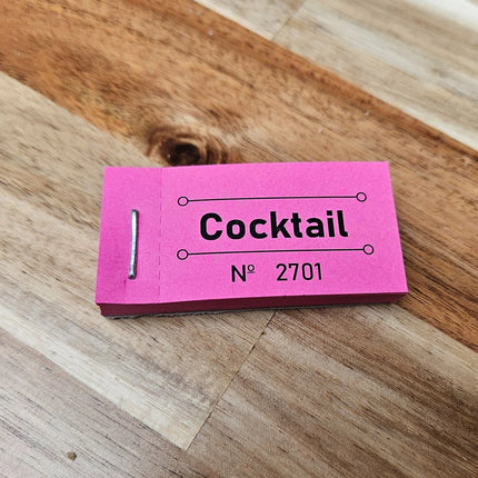 Wertmarken Block 'Cocktail' - 50 Abrisse