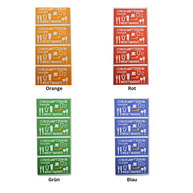 Wertmarken Block, UV-Merkmal - 1000 Abrisse pro Satz