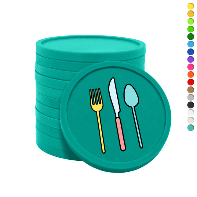 Wertmarken Chips Besteck - 100 Stück