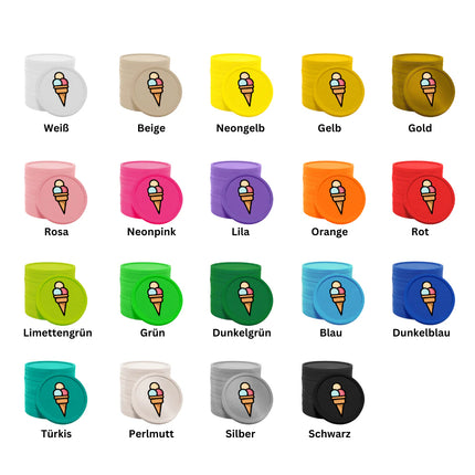 Wertmarken Chips Eis - 100 Stück