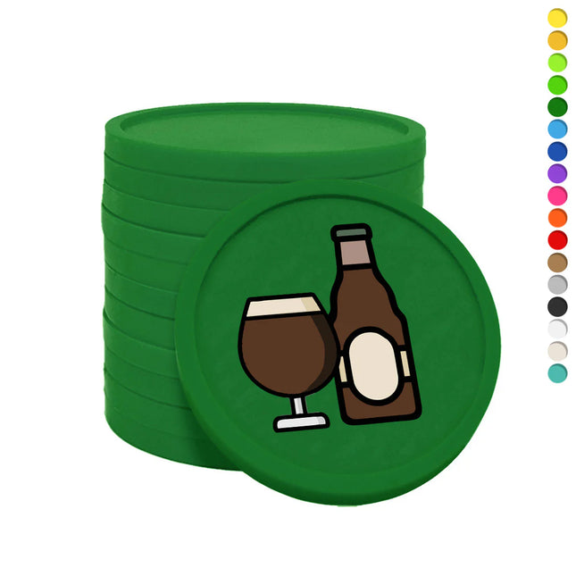 Wertmarken Chips Bier - 100 Stück