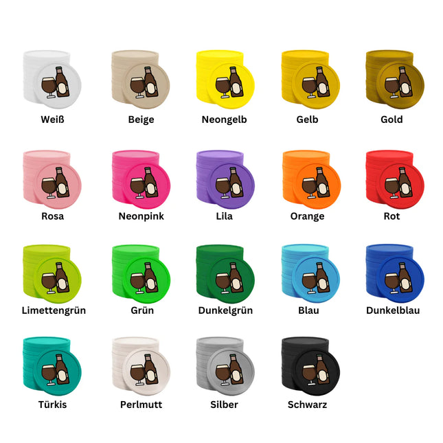 Wertmarken Chips Bier - 100 Stück